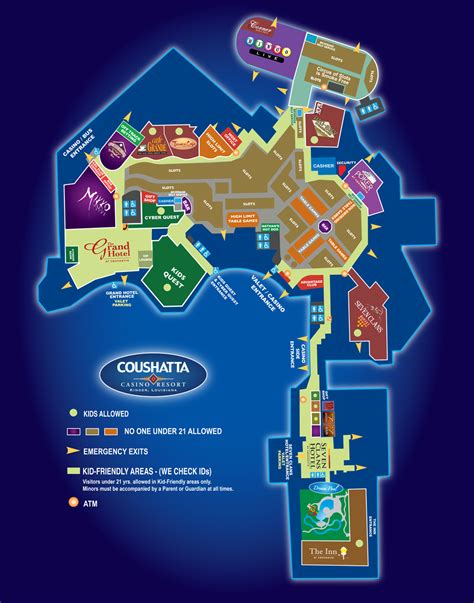 Casino Location Map .